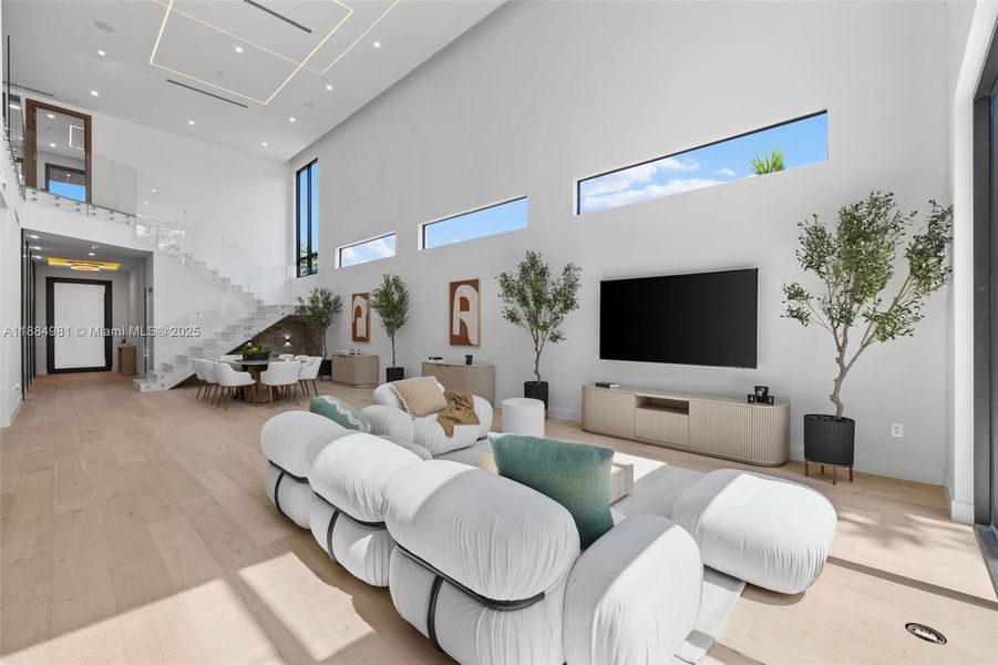 Furnished interior view inside a new home in , Miami (Image 7). Furnished interior view inside a new home in , Miami (Image 7).