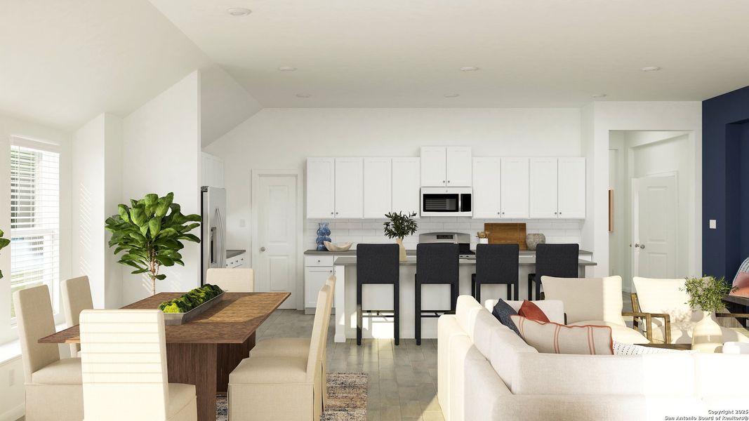 Furnished interior view inside a new home in Navarro Ranch: Brookstone II and Woodbridge Collection, Seguin (Image 3). Furnished interior view inside a new home in Navarro Ranch: Brookstone II and Woodbridge Collection, Seguin (Image 3).