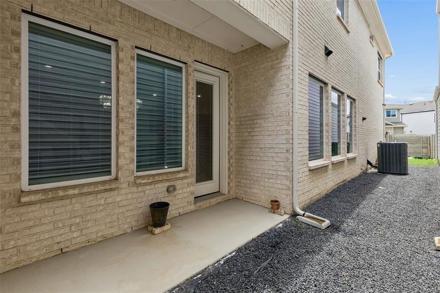 Exterior details and patio area of a home in , Argyle (Image 4).