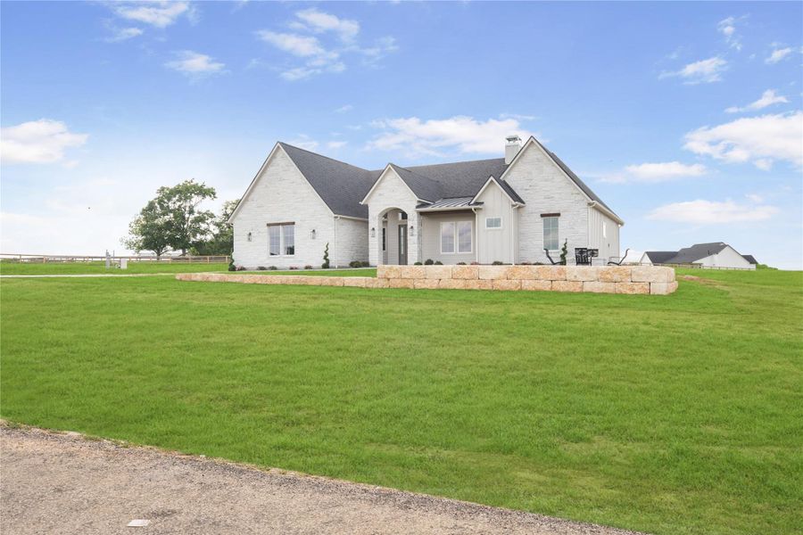 Exterior rendering of this home design in , Chappell Hill, TX (Image 4).