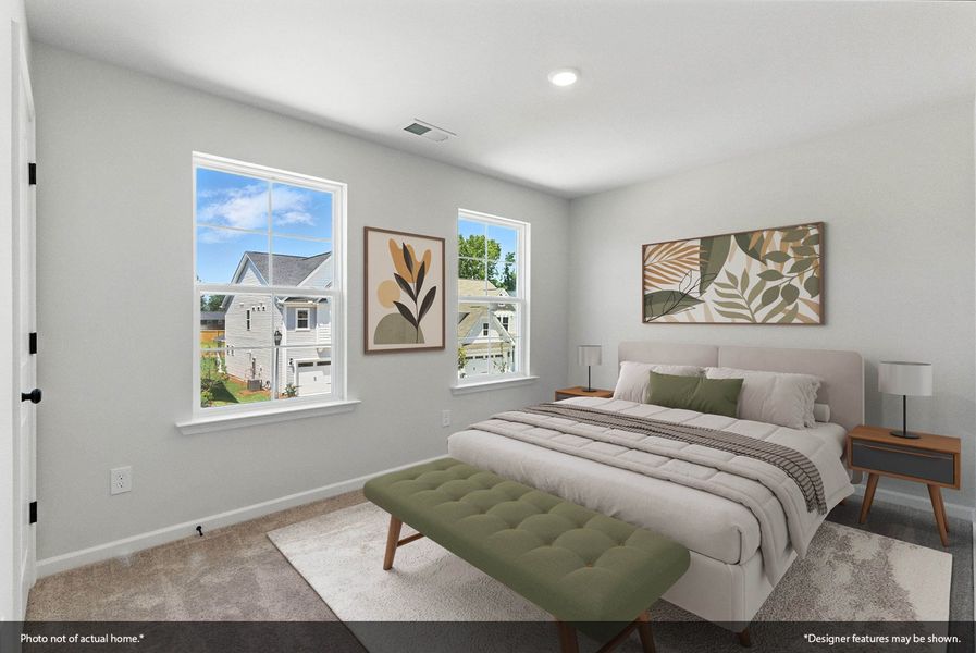 Furnished interior view inside a new home in Sweetbrier, Durham (Image 9). Furnished interior view inside a new home in Sweetbrier, Durham (Image 9).