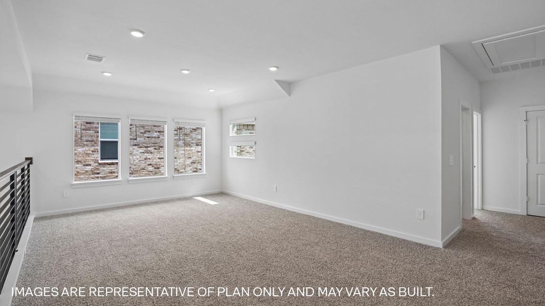 Spacious, unfurnished interior of a new home in The Enclave at Bar W Ranch, Leander (Image 35). Spacious, unfurnished interior of a new home in The Enclave at Bar W Ranch, Leander (Image 35).