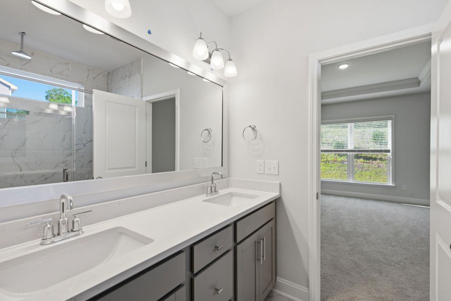 Furnished interior view inside a new home in Grand Arbor, Blythewood (Image 8).