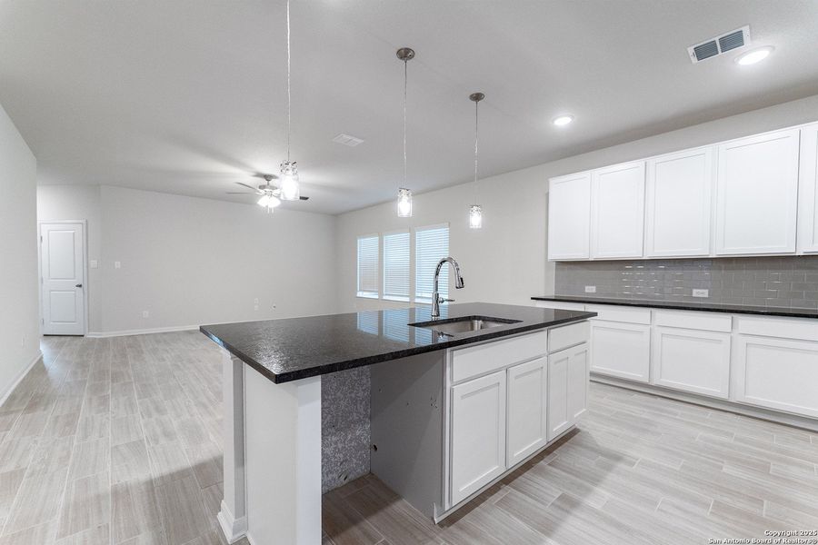 Furnished interior view inside a new home in Laurel Vistas, San Antonio (Image 4).