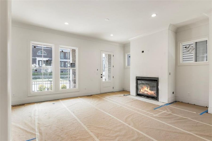 In-progress construction of a new home in , Alpharetta, GA (Image 20).