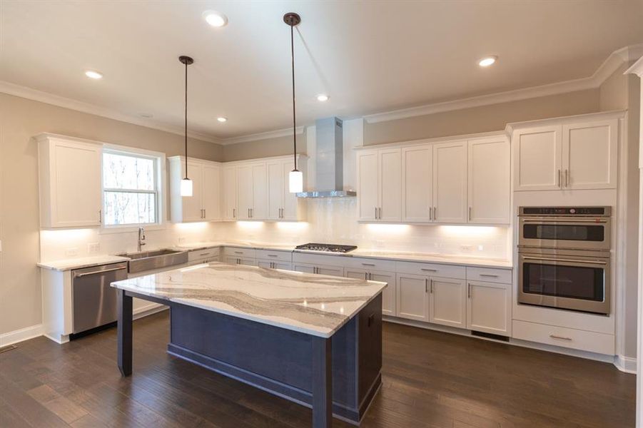Furnished interior view inside a new home in Waterhaven, Cumming (Image 12).