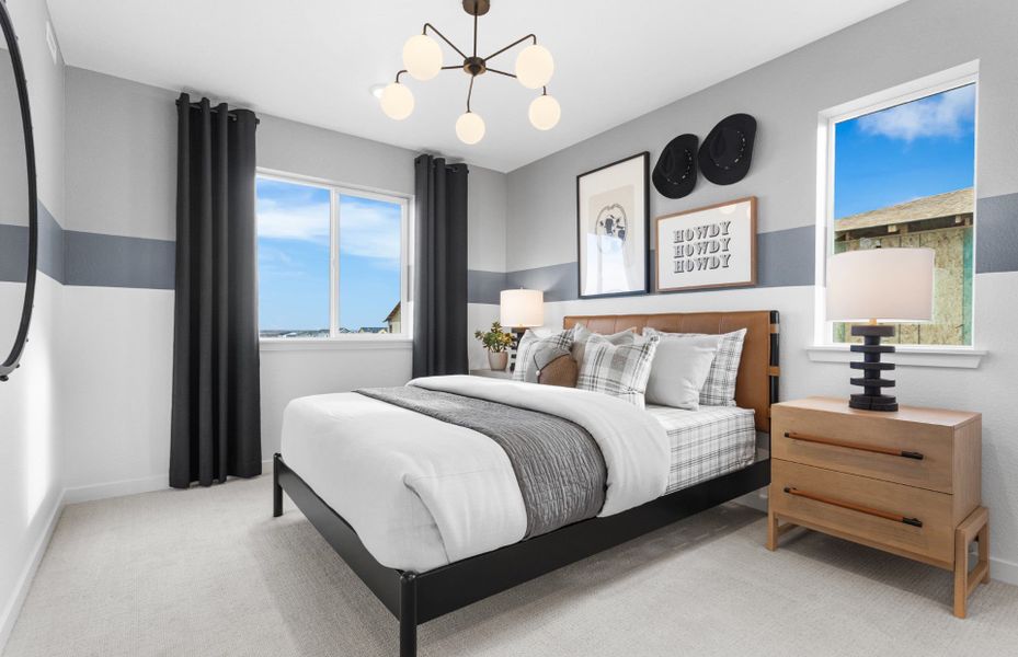 Representative furnished interior of a home built from the Rowen by Pulte Homes in Barefoot Village, Longmont (Image 11).