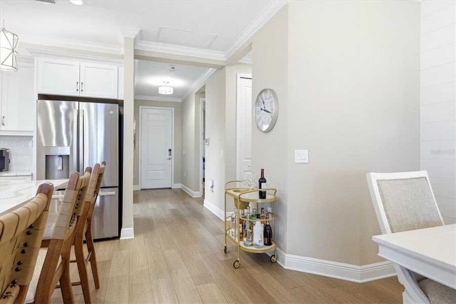 Furnished interior view inside a new home in , Venice (Image 7). Furnished interior view inside a new home in , Venice (Image 7).