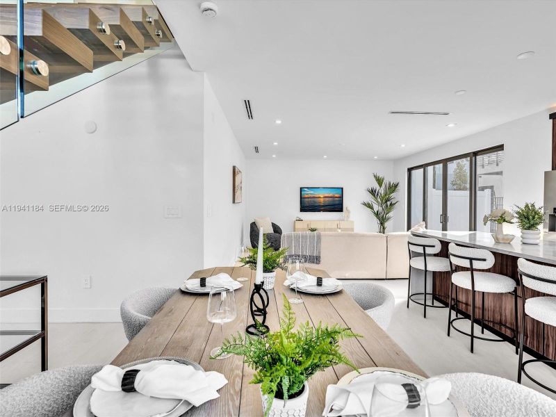 Furnished interior view inside a new home in , Dania Beach (Image 8).
