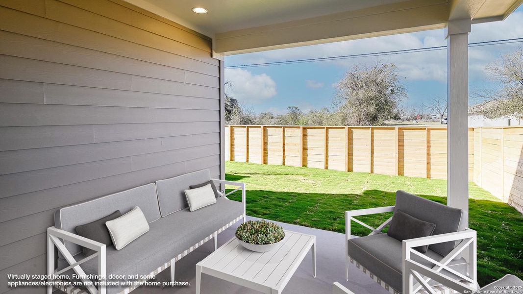 Furnished interior view inside a new home in Solms Landing 45', New Braunfels (Image 10).