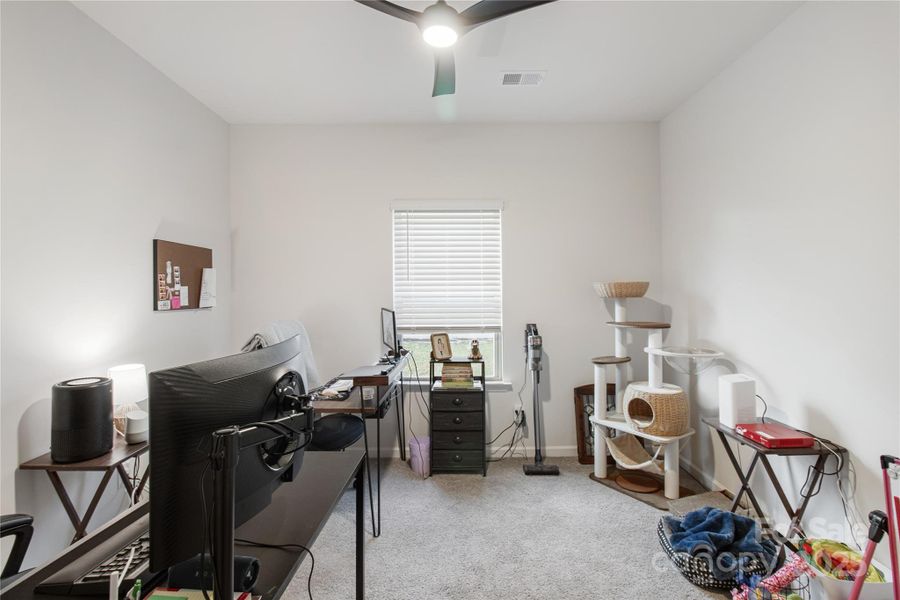 2nd bedroom currently used as in home office 2nd bedroom currently used as in home office