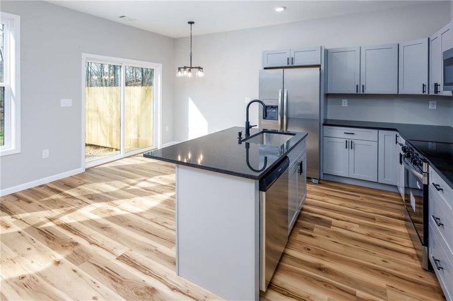 Furnished interior view inside a new home in , Ellijay (Image 14).