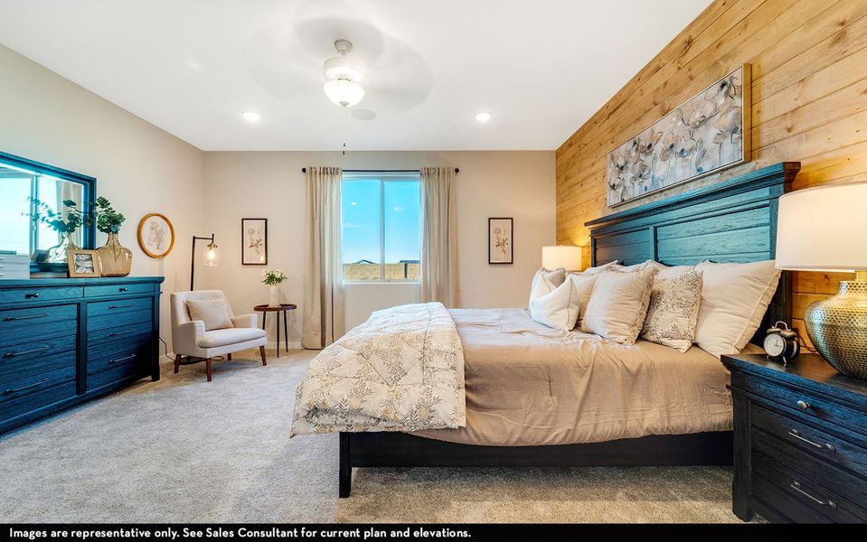 Representative furnished interior of a home built from the Tempe by CastleRock Communities in Rancho Mirage, Maricopa (Image 20).