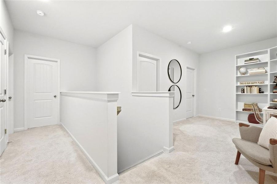 Furnished interior view inside a new home in , Sugar Hill (Image 16). Furnished interior view inside a new home in , Sugar Hill (Image 16).
