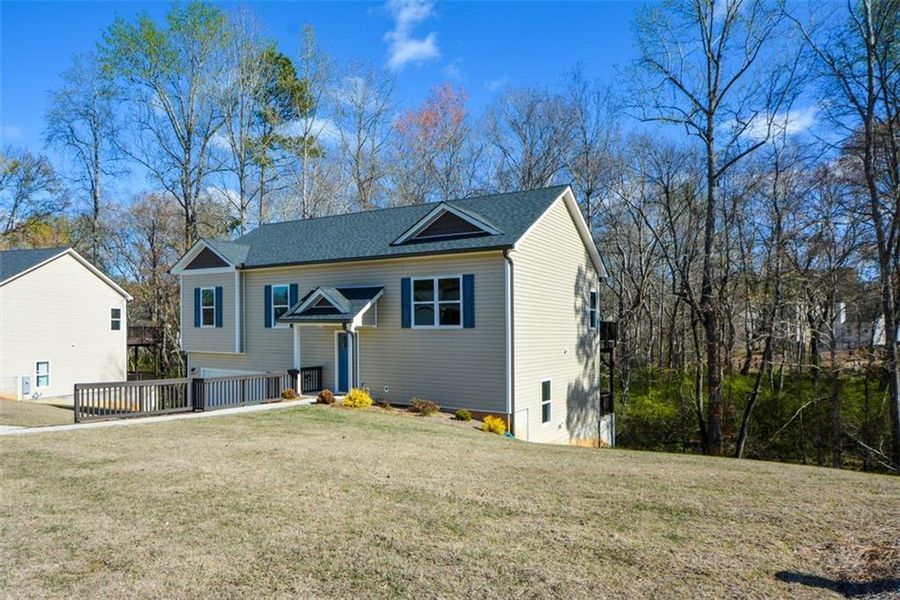 Exterior details and patio area of a home in , Winder (Image 3).
