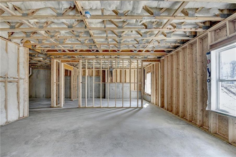 In-progress construction of a new home in , Cumming, GA (Image 41).