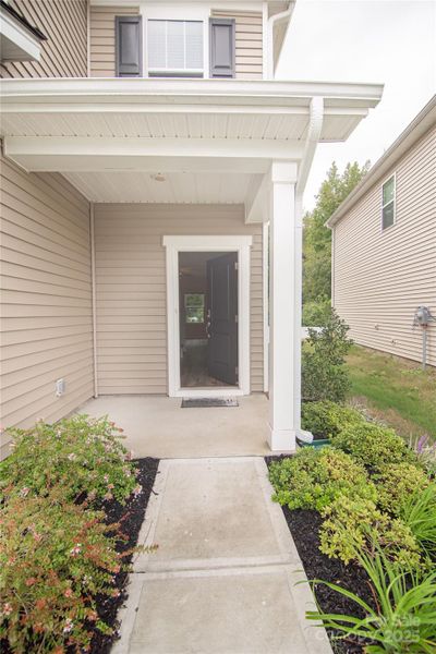 Front exterior of a new home in Belterra, Charlotte, NC, highlighting curb appeal (Image 13).