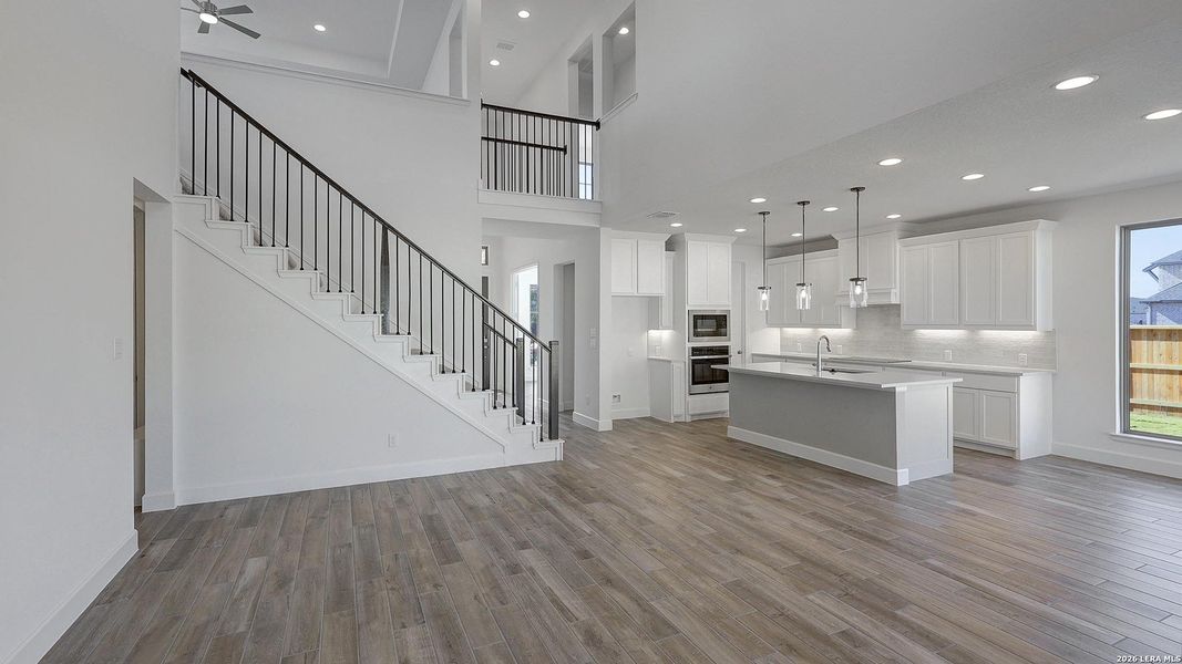 Furnished interior view inside a new home in Alsatian Oaks, Castroville (Image 9).