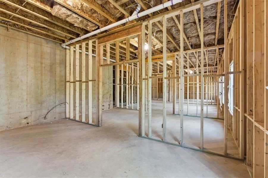 In-progress construction of a new home in , Cartersville, GA (Image 43).