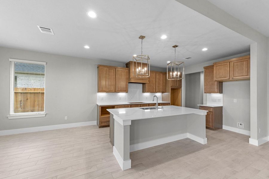 Furnished interior view inside a new home in Morton Creek Ranch, Katy (Image 6).