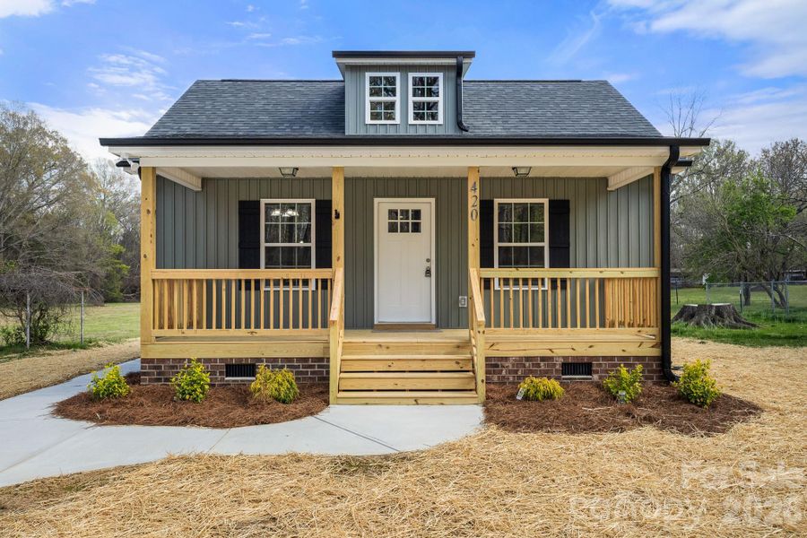 Exterior details and patio area of a home in , York (Image 26).