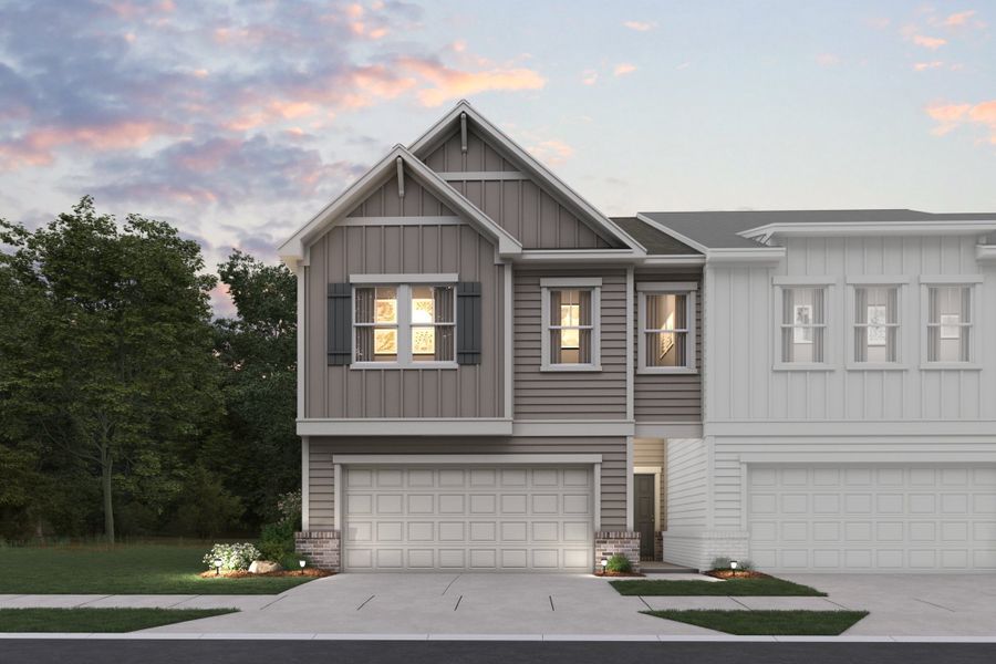 Front exterior of a home in the Magnolia Square community, located in Austell, GA (Image 11).