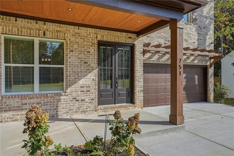 Exterior details and patio area of a home in , Buford (Image 3).