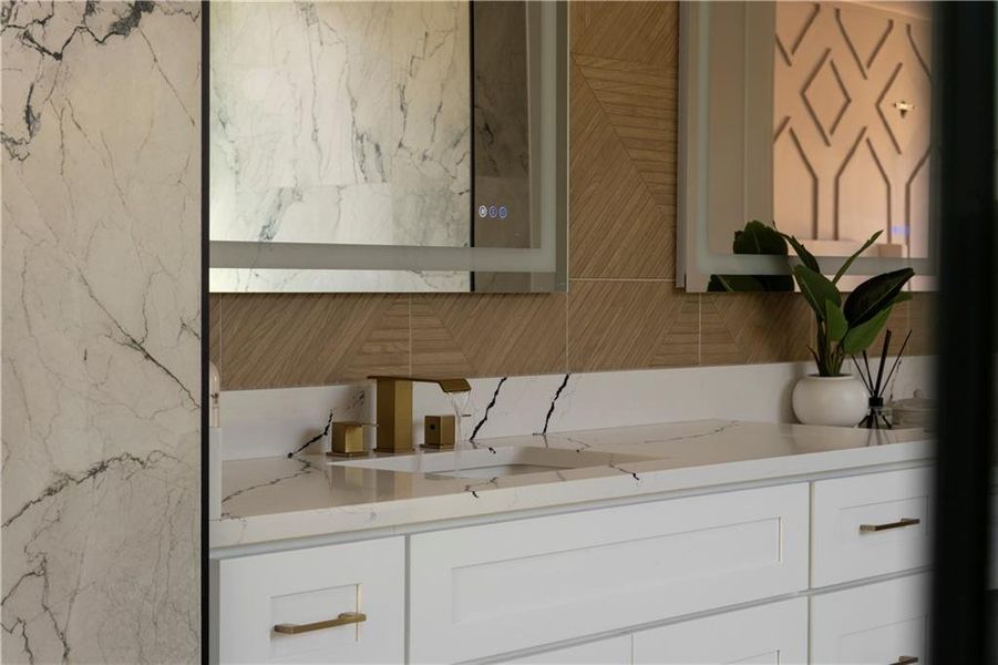 Close-up of interior finishes inside a home in , Suwanee (Image 83).