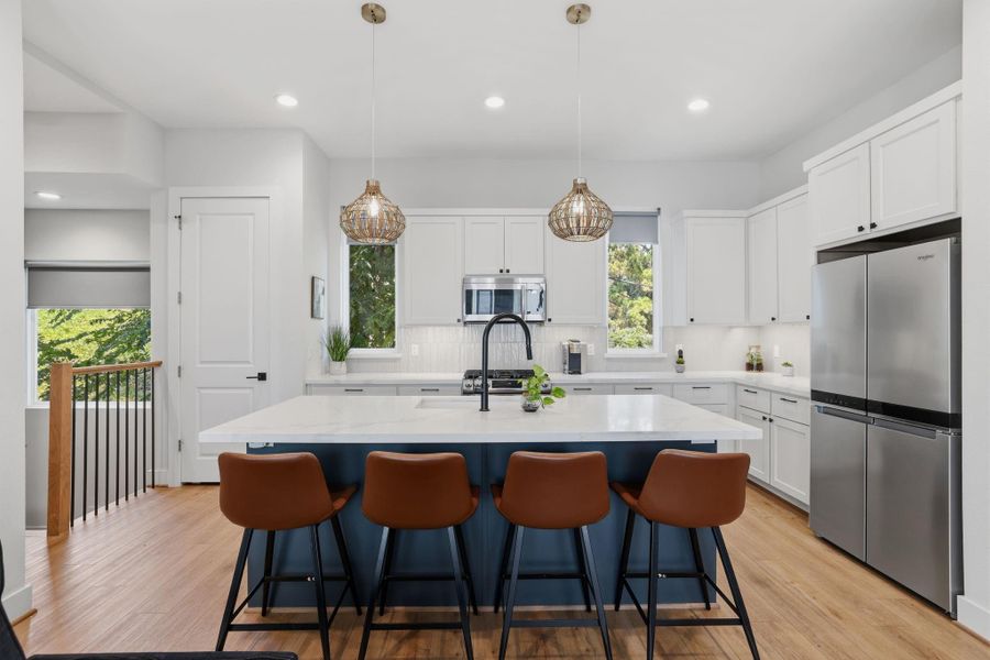 Furnished interior view inside a new home in , Houston (Image 13).