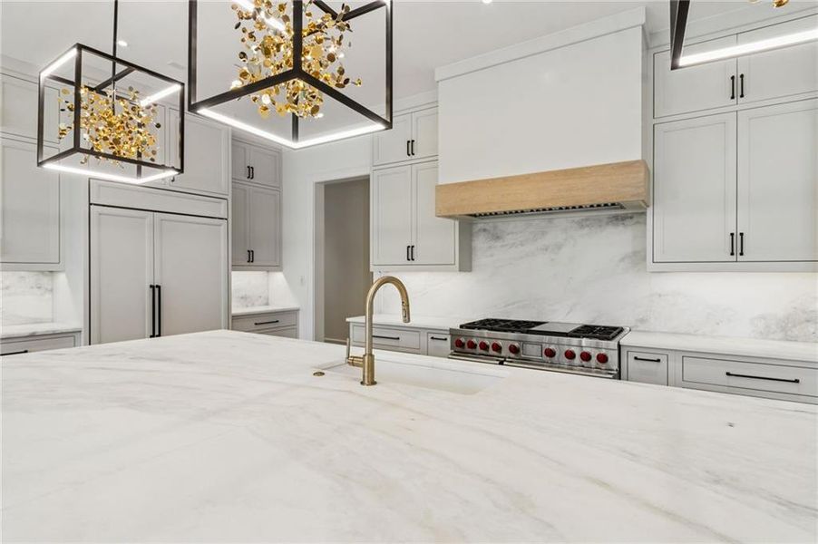 Furnished interior view inside a new home in , Suwanee (Image 63).