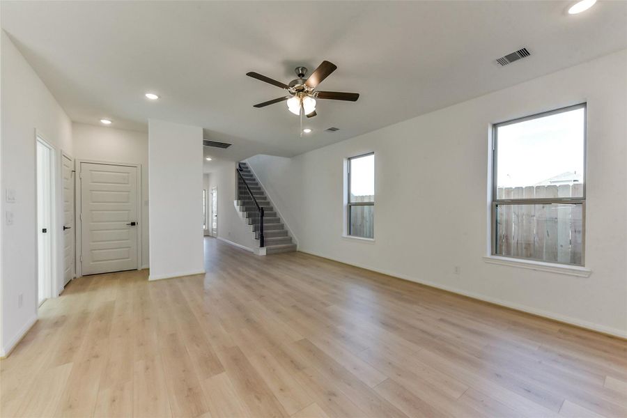 Spacious, unfurnished interior of a new home in Colony at Pinehurst, Pinehurst (Image 37). Spacious, unfurnished interior of a new home in Colony at Pinehurst, Pinehurst (Image 37).