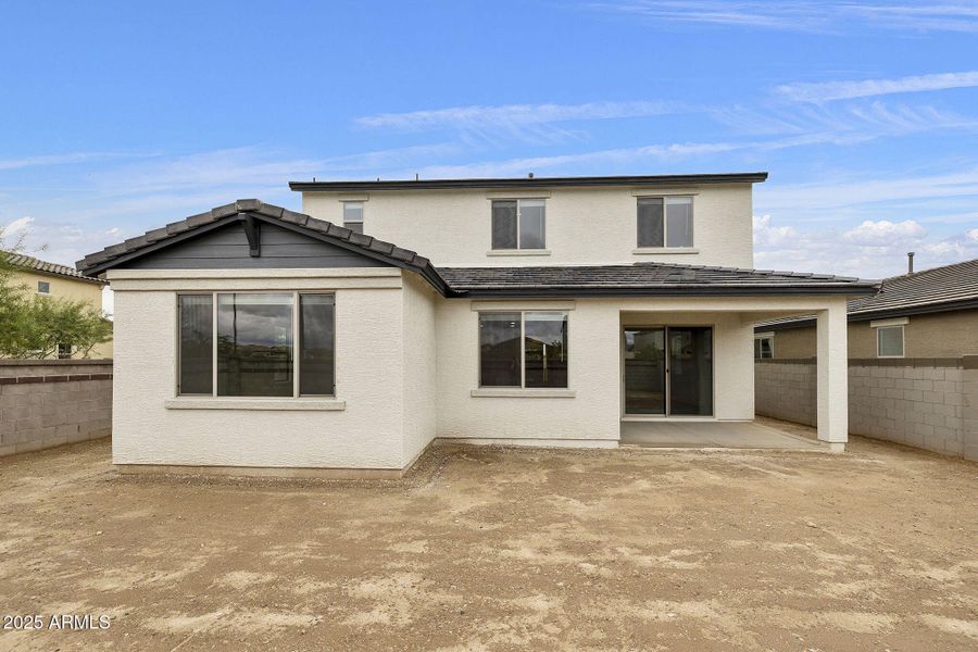 BACK OF YOUR NEW HOME