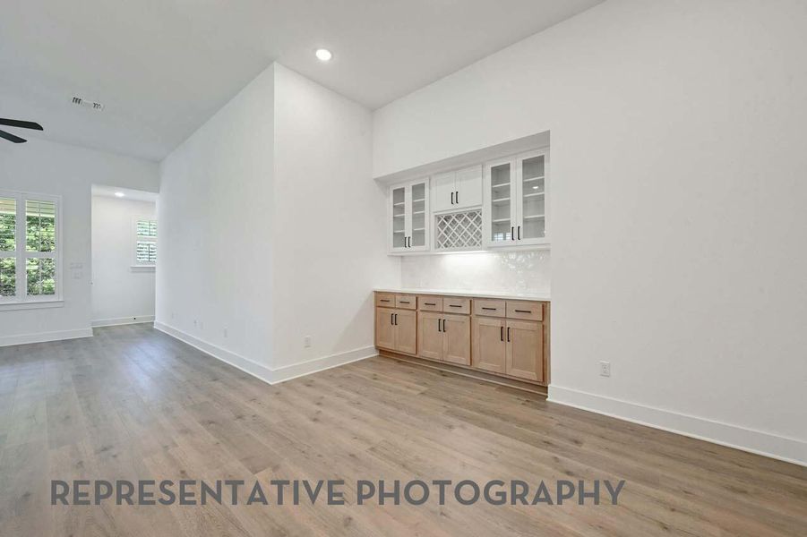 Spacious, unfurnished interior of a new home in 6 Creeks at Waterridge, Kyle (Image 17). Spacious, unfurnished interior of a new home in 6 Creeks at Waterridge, Kyle (Image 17).