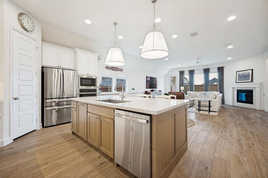 Furnished interior view inside a new home in Trinity Falls, McKinney (Image 9).