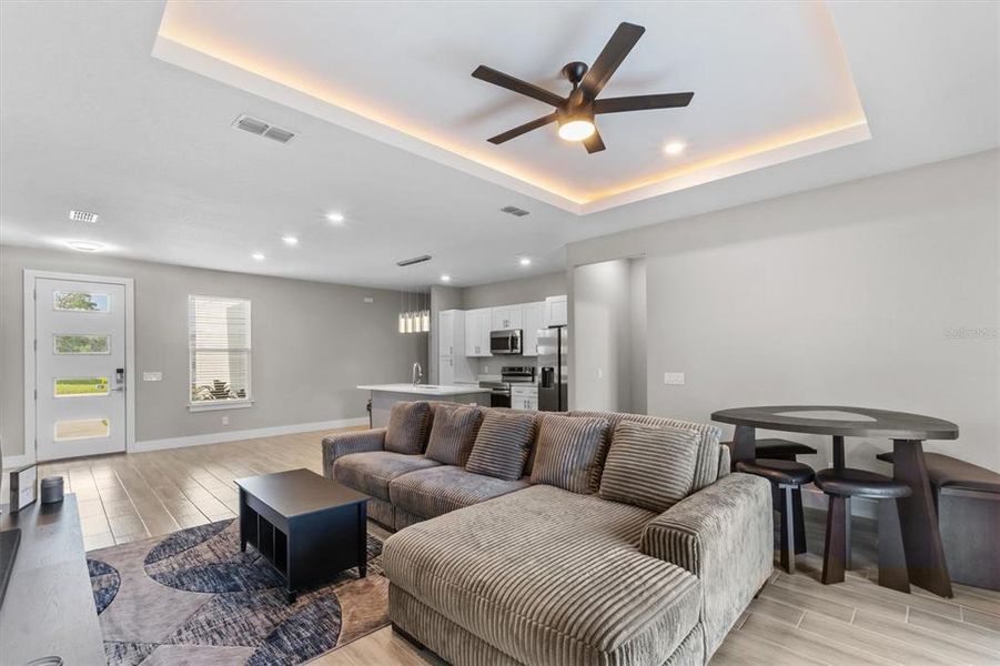 Furnished interior view inside a new home in , Kissimmee (Image 25).