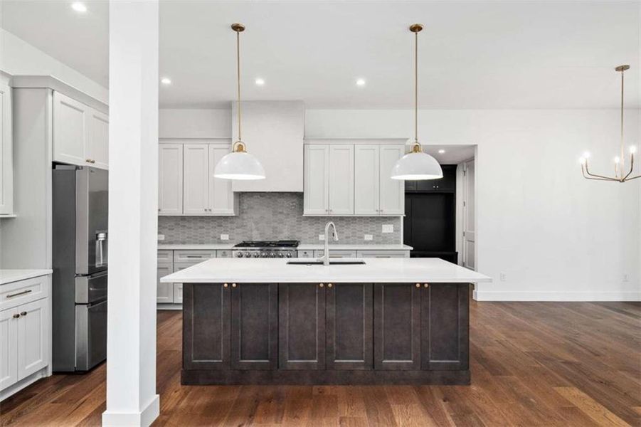 Furnished interior view inside a new home in , Maysville (Image 6).