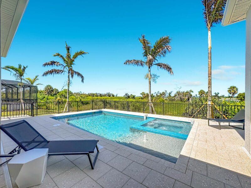 Exterior details and patio area of a home in Legends Bay, Bradenton (Image 23).