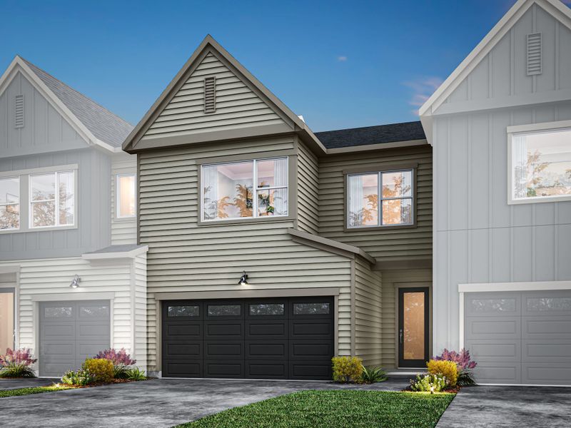 Representative exterior photo of a completed home built from the Felix by Tri Pointe Homes in Summit At Homestead, Chapel Hill, NC (Image 7).