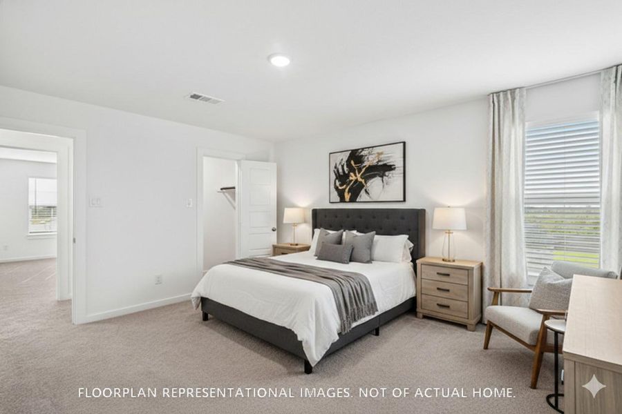 Furnished interior view inside a new home in Summerview, Fulshear (Image 6).