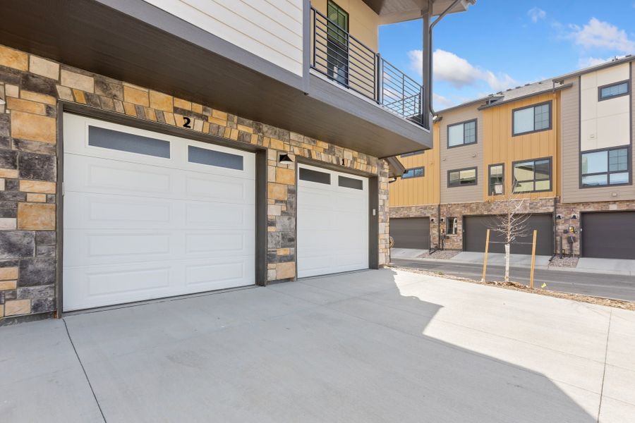 Representative exterior details of a home built from the The Sunlight by Landmark Homes in Northfield at Old Town, Fort Collins (Image 15).