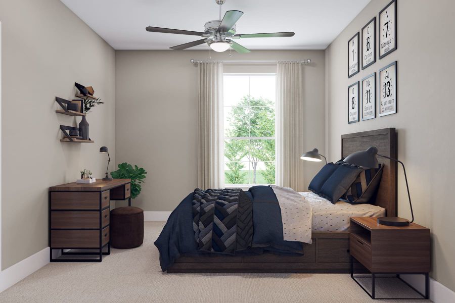 Furnished interior view inside a new home in Trillium, Richmond (Image 19).