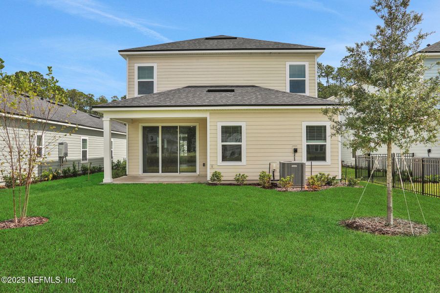 Exterior details and patio area of a home in TrailMark, St. Augustine (Image 23).