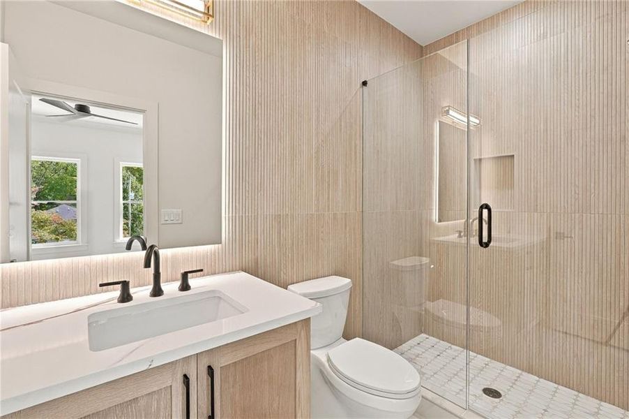Furnished interior view inside a new home in , Alpharetta (Image 11).
