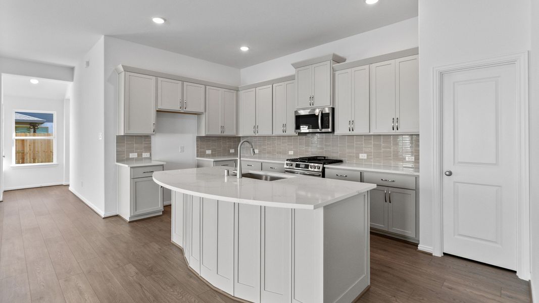 Furnished interior view inside a new home in Beamer Villas, Friendswood (Image 13).