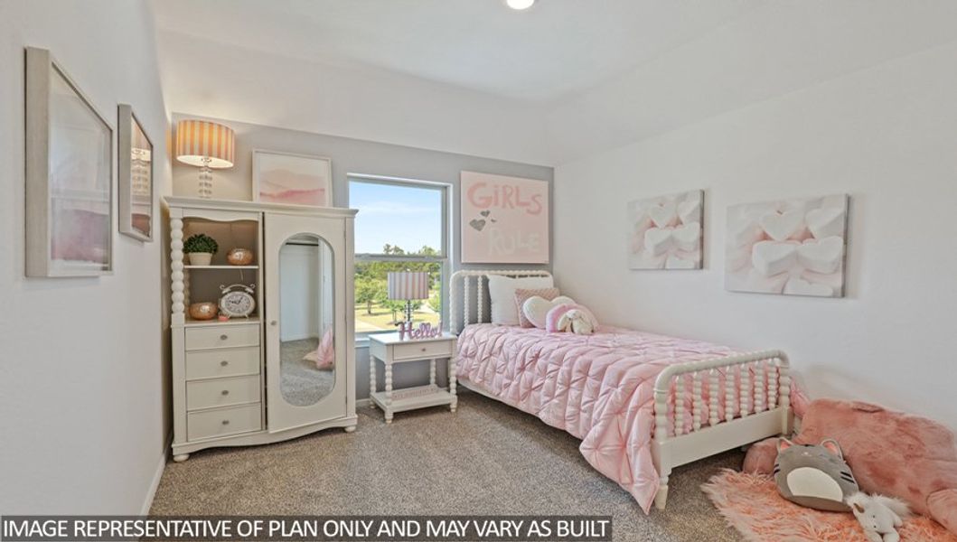 Furnished interior view inside a new home in Mill Creek Estates, Magnolia (Image 35).