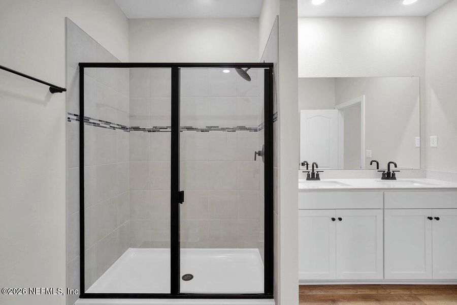 Furnished interior view inside a new home in , Jacksonville (Image 11). Furnished interior view inside a new home in , Jacksonville (Image 11).