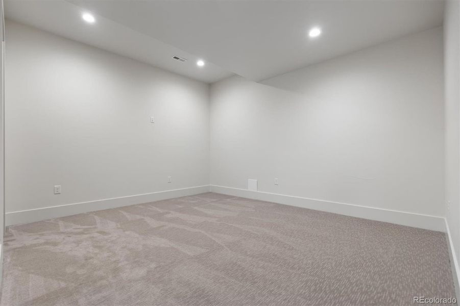 Theater, gym or golf simulator room!