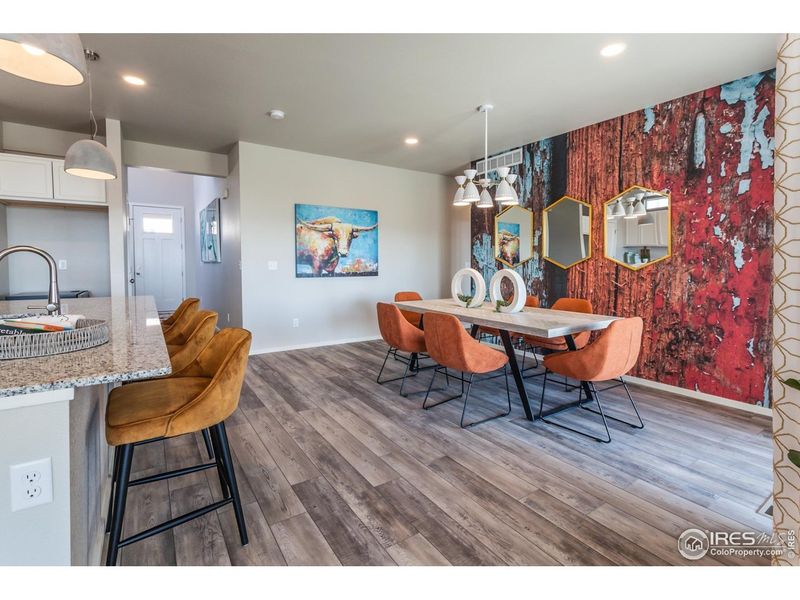 Furnished interior view inside a new home in Prairie Song, Windsor (Image 4).