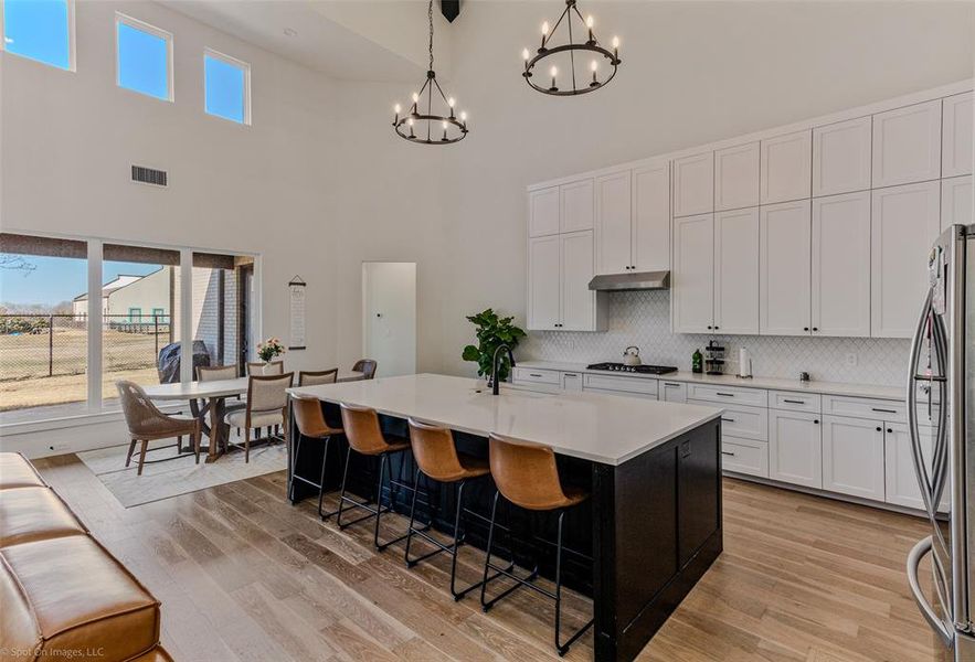 Furnished interior view inside a new home in , Heath (Image 9).