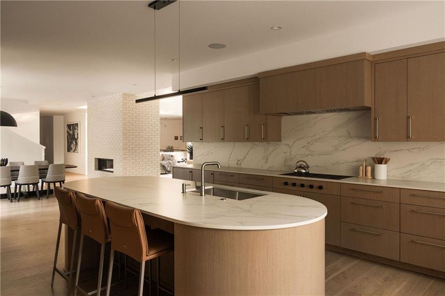 Furnished interior view inside a new home in , Atlanta (Image 10).
